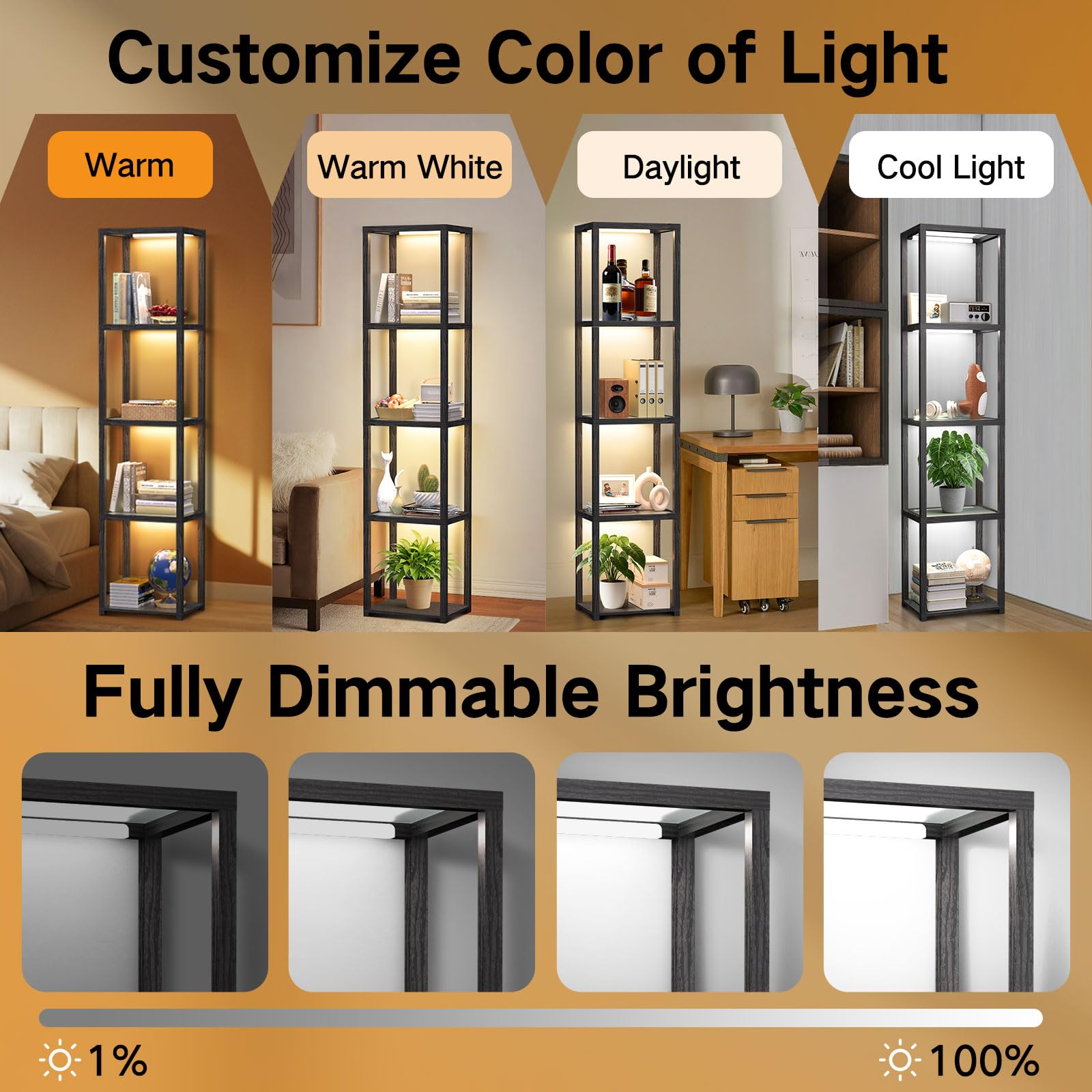 OUTON smart app and remote control for easy brightness and on off scheduling