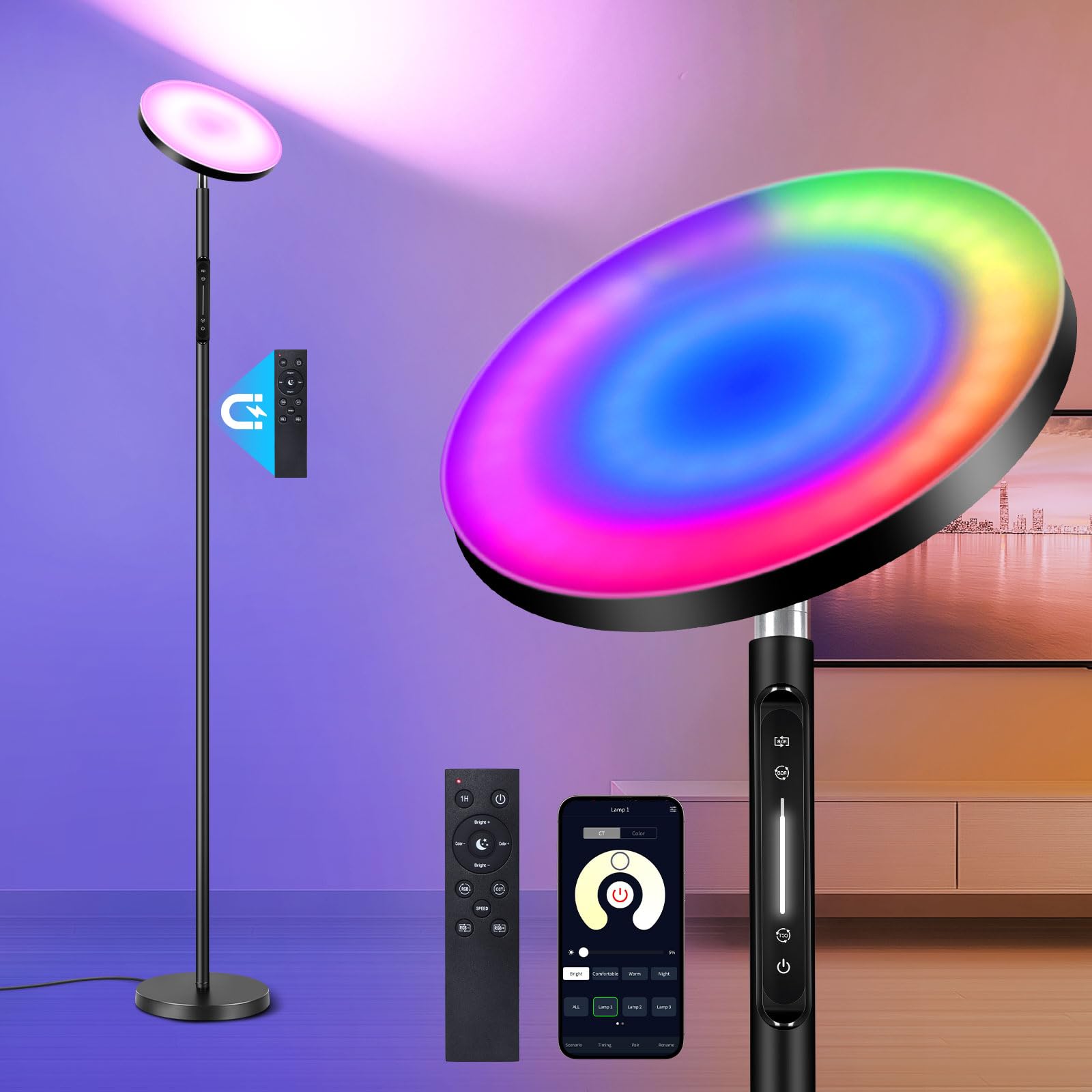 OUTON 1-hour timer helps you auto-off after relaxing sessions.