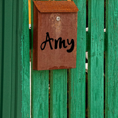 Outus 3-inch tall characters provide visibility on doors, signs, and lockers