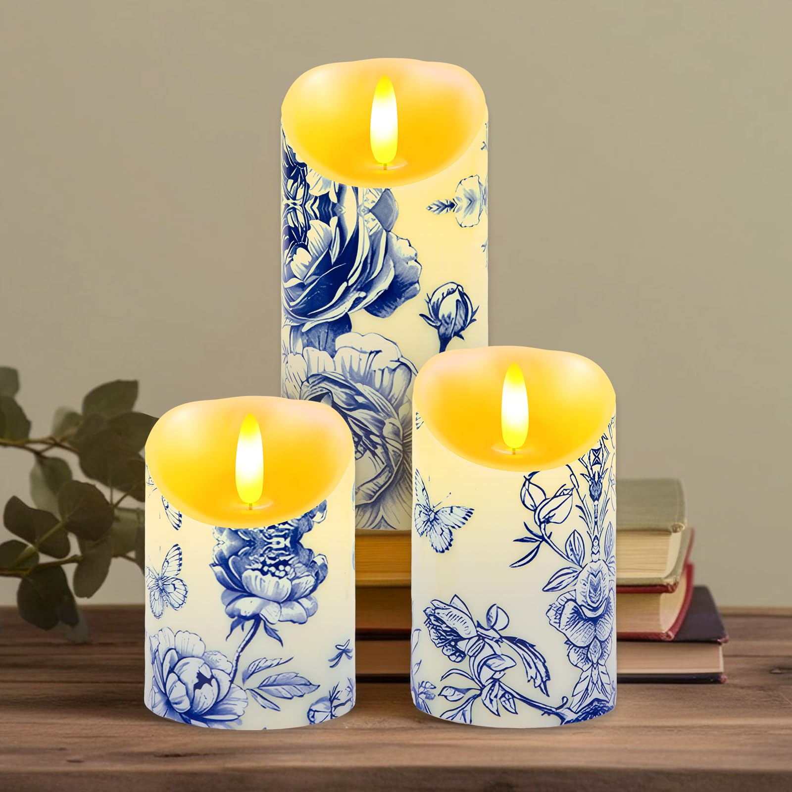 Ouvibor remote-timer flameless candles provide hands-free table ambiance