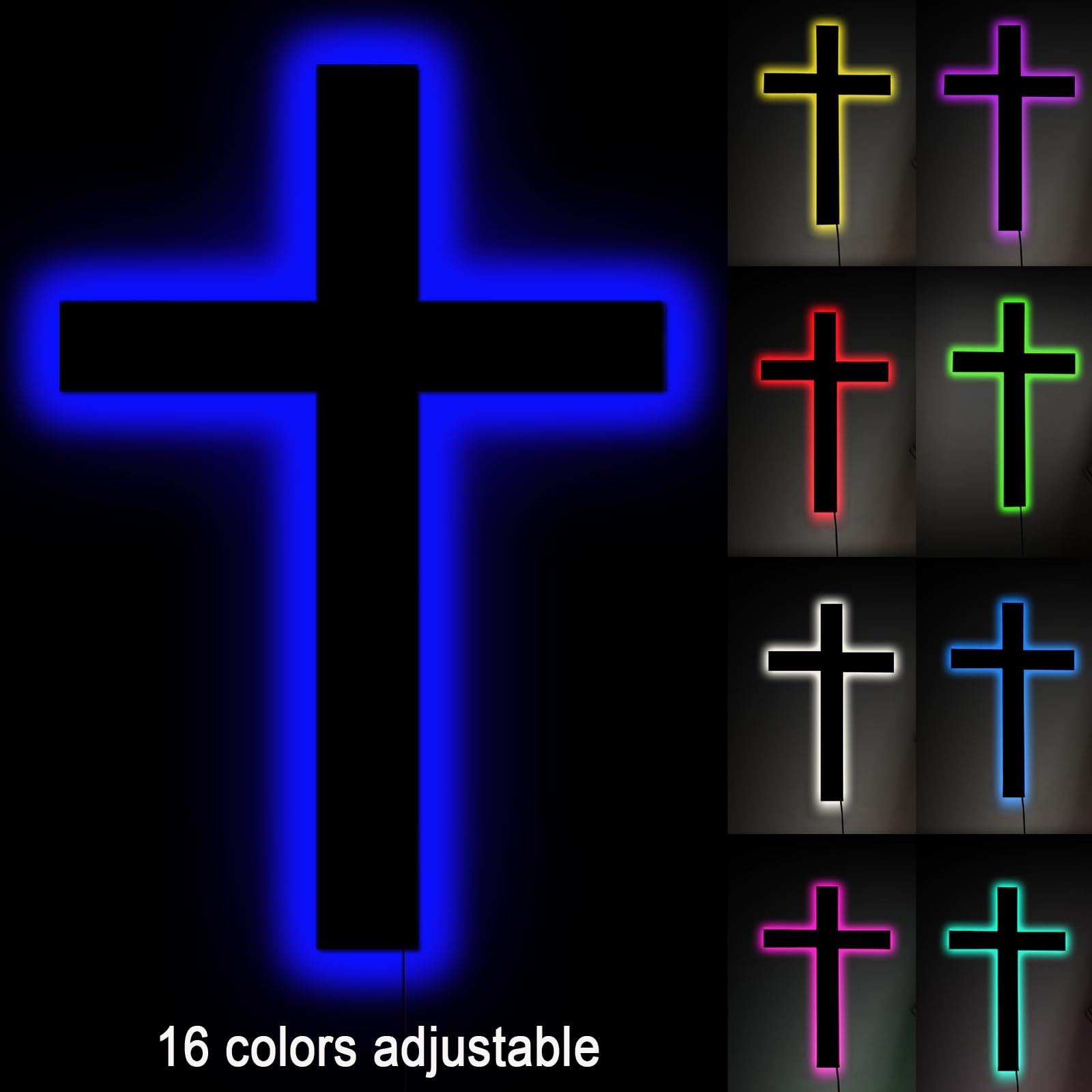 OUYENL cross necklace included with wall sign as a thoughtful gift.