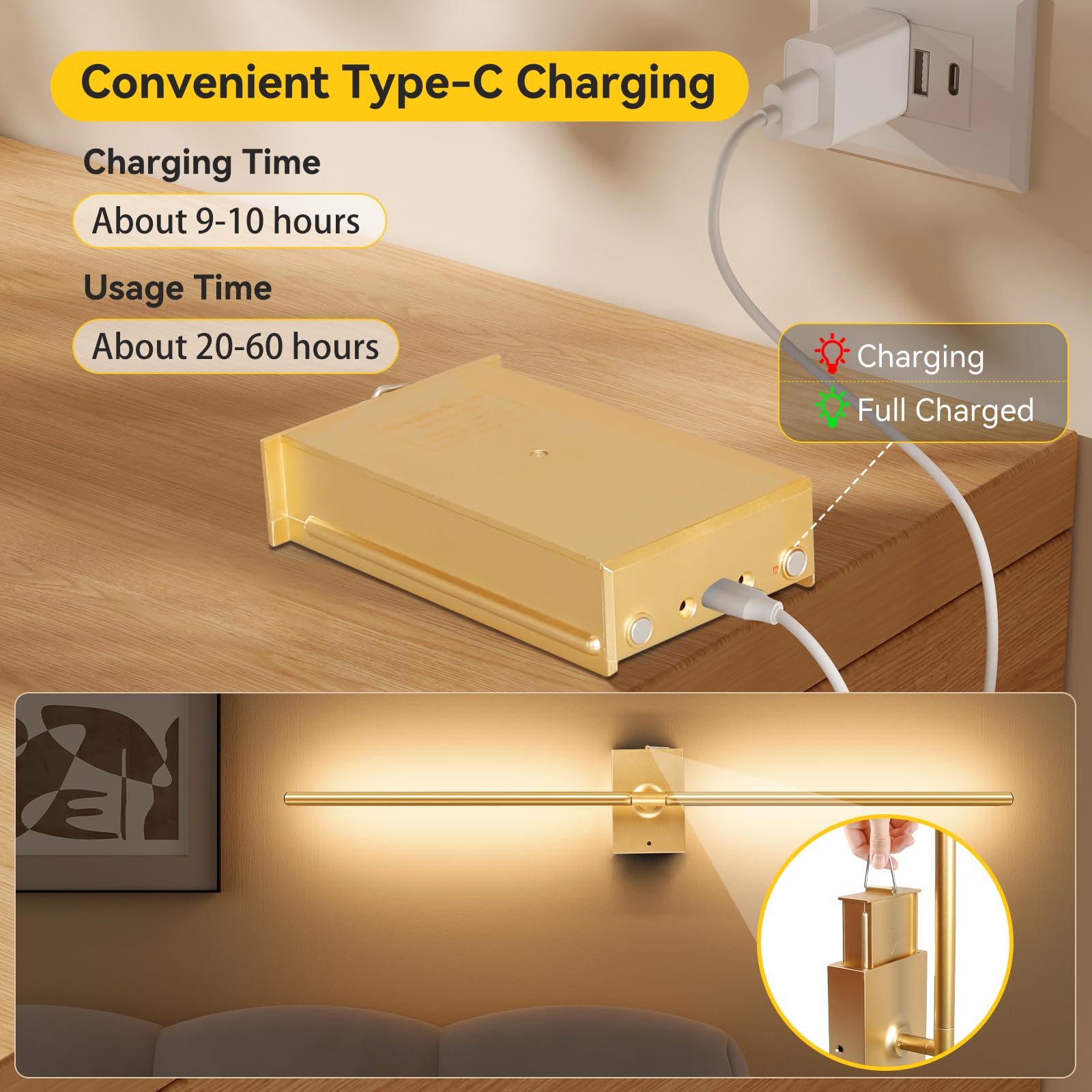 Ouyulong two-pack sconces with remote control for easy lighting adjustment