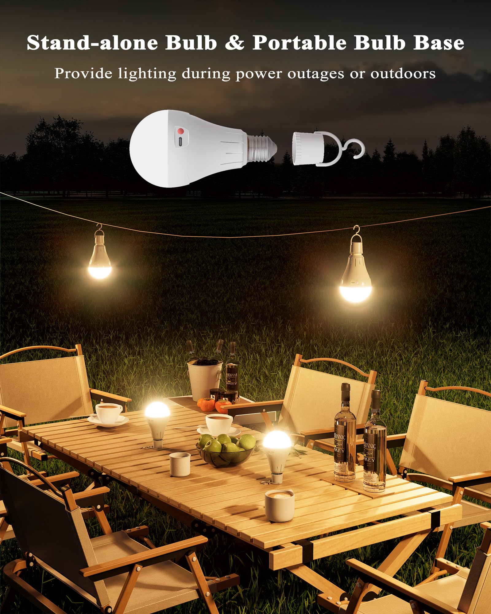 Ouyulong 5600mAh battery powers wireless lighting with long runtime.