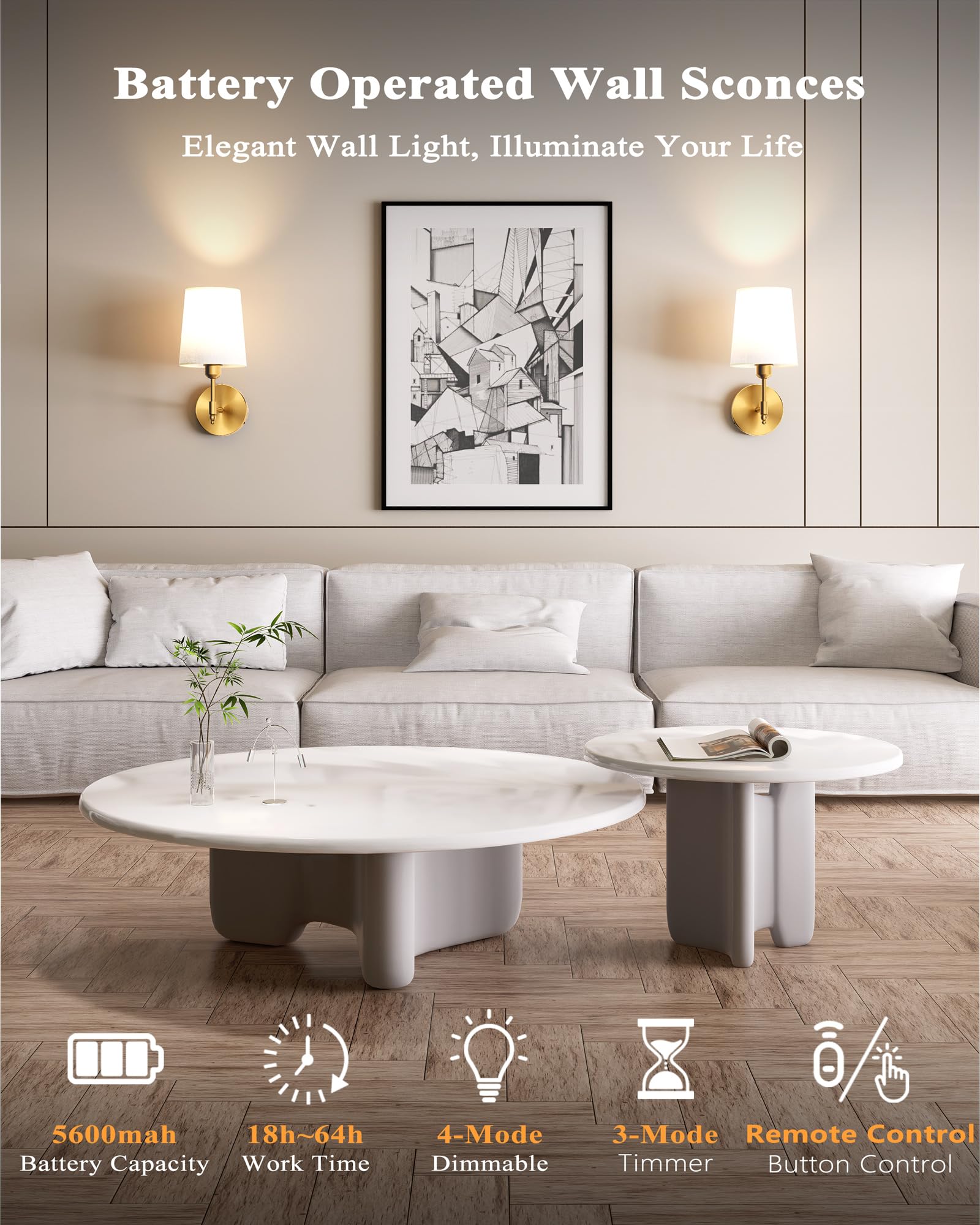 Ouyulong brushed-gold wall sconce close-up highlights premium metal finish.