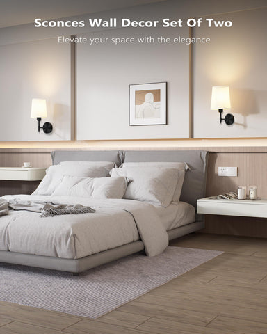 Ouyulong wall sconce in room setup showing versatile placement.
