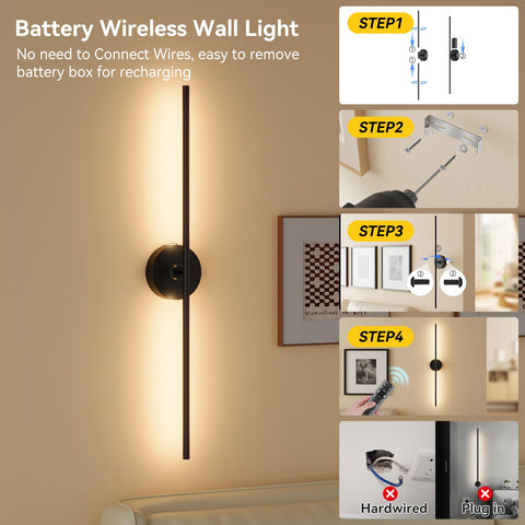 Ouyulong wall sconce 350 degree rotation for flexible angle