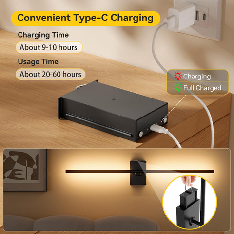 Ouyulong 360-degree rotation allows versatile lighting angles.