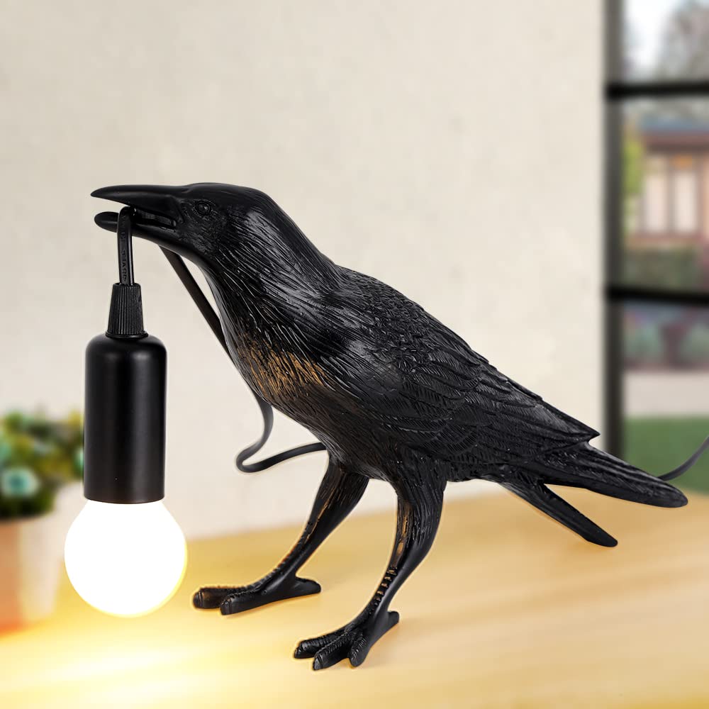 OVANUS Crow Lamp brand-new version with bold crow design for stylish living room decor.