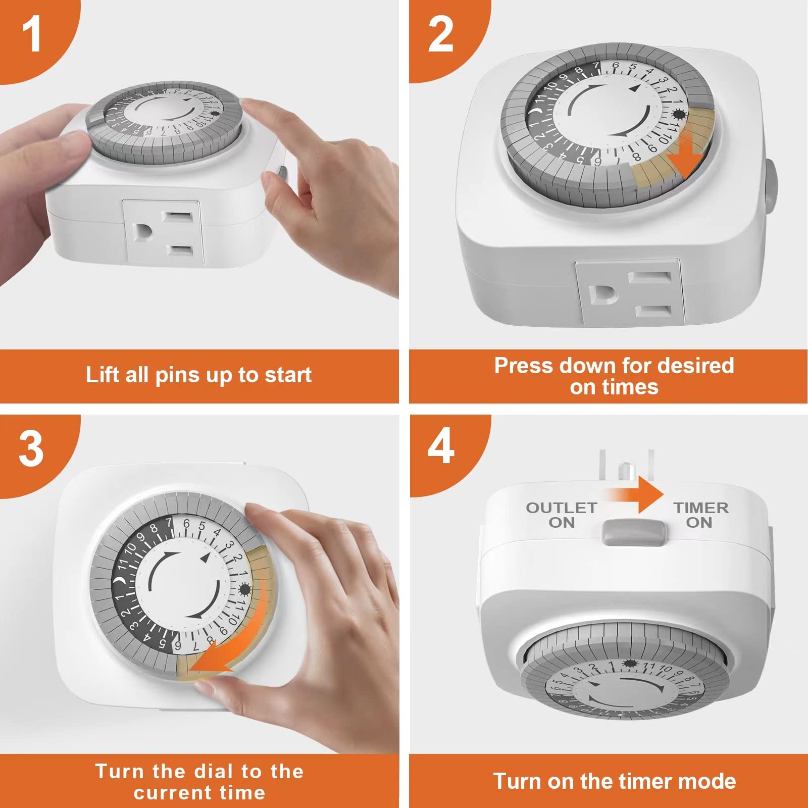oviitech timer automates lamps and Christmas lights for hassle-free evenings