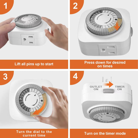 oviitech timer automates lamps and Christmas lights for hassle-free evenings