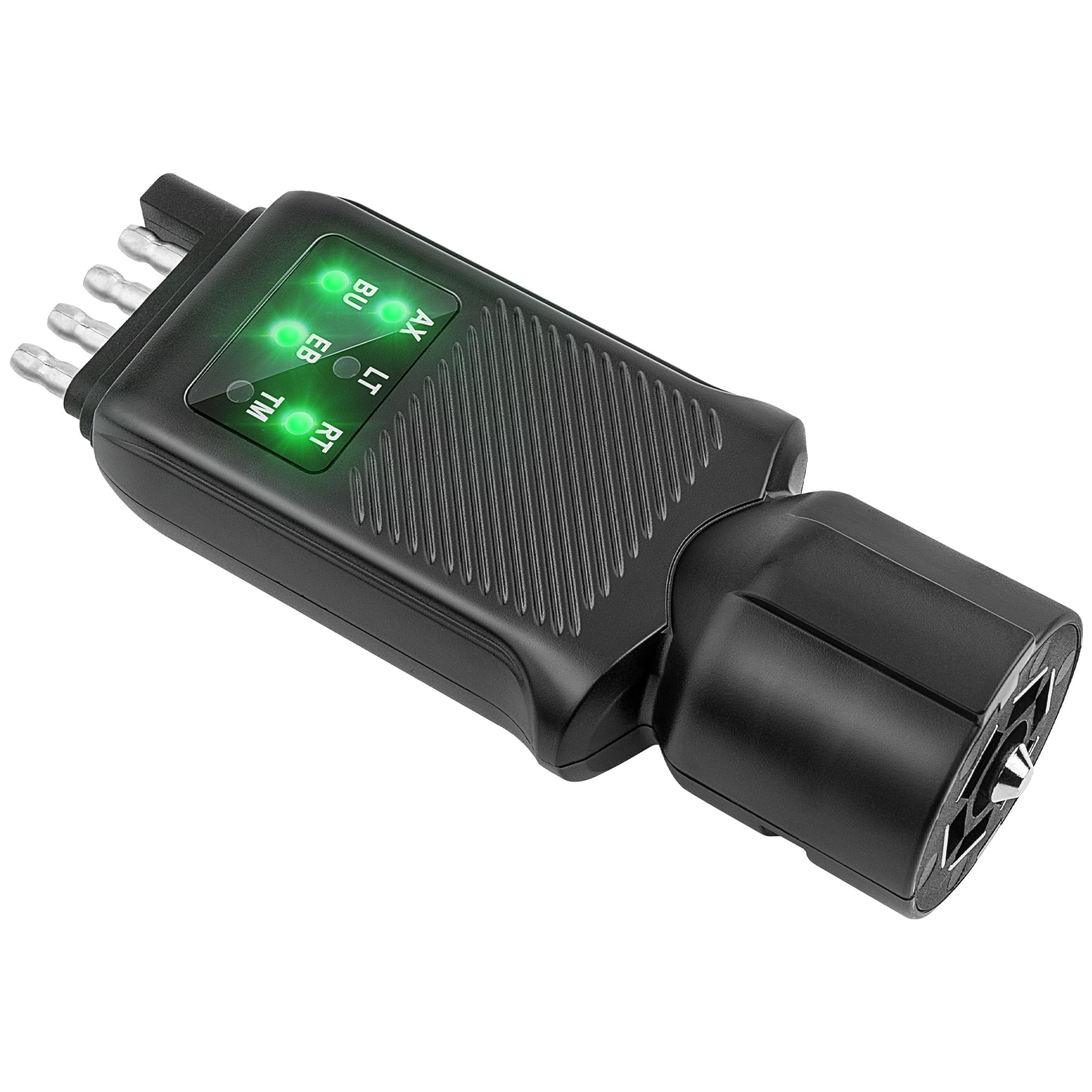 Oyviny 3-in-1 trailer tester front view with dual-sided LEDs for quick checks.