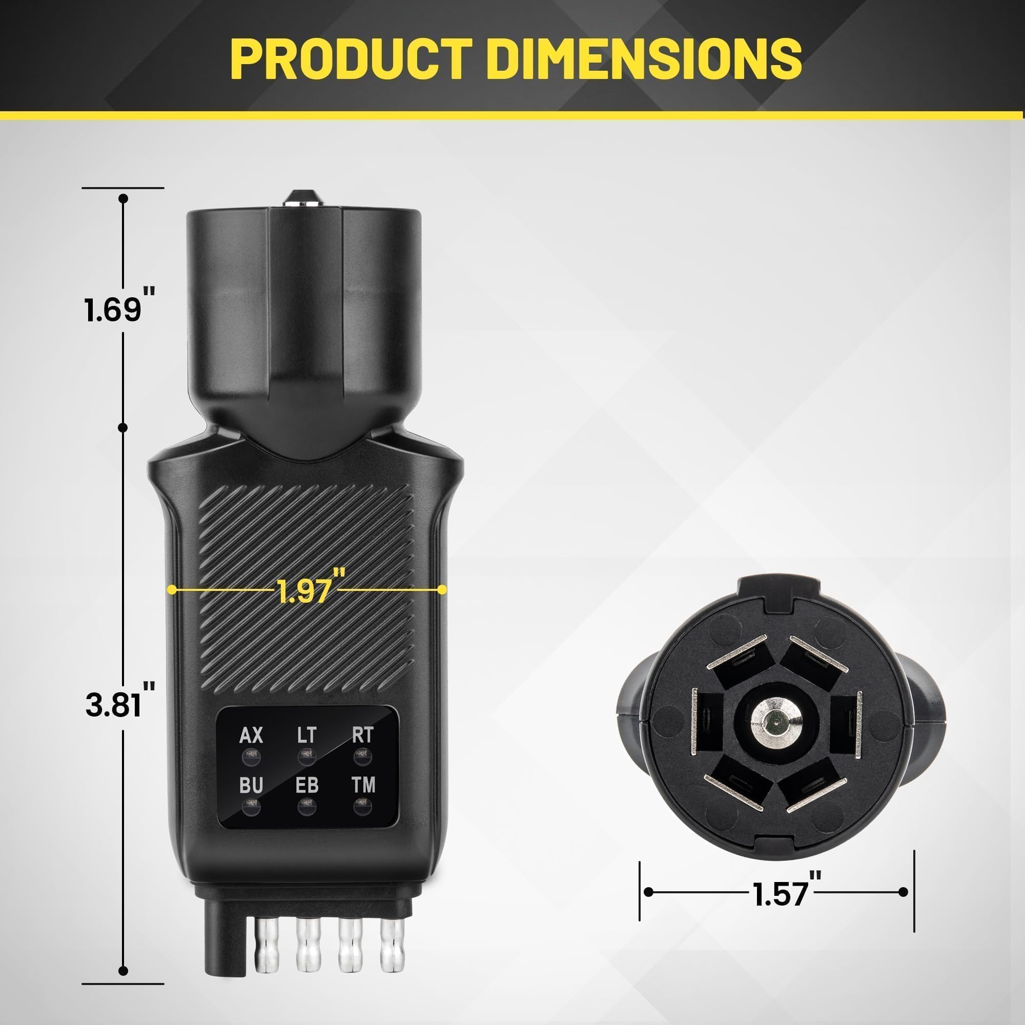 Oyviny battery-free tester for quick plug-in checks.