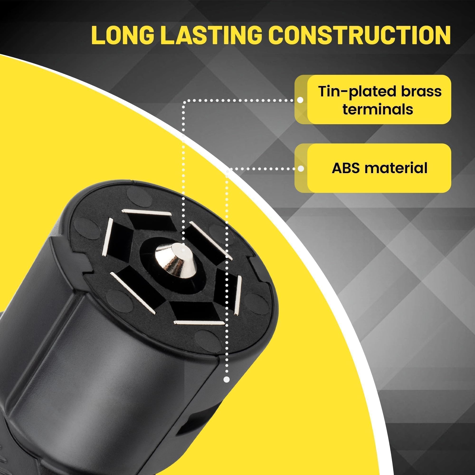 Oyviny tin-plated copper terminals ensure reliable conductivity.