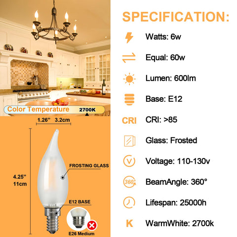 Dimmable Owilukie LED bulb enabling mood lighting from bright to cozy