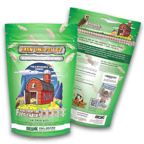 Owl Brand Discovery Kits pellets for dissection, medium size, ideal for hands-on learning