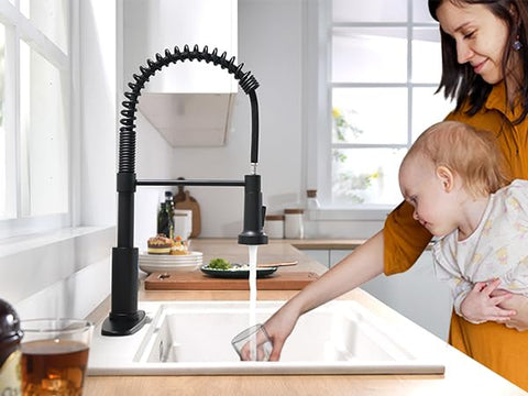 OWOFAN brushed black finish adds modern style and durability.