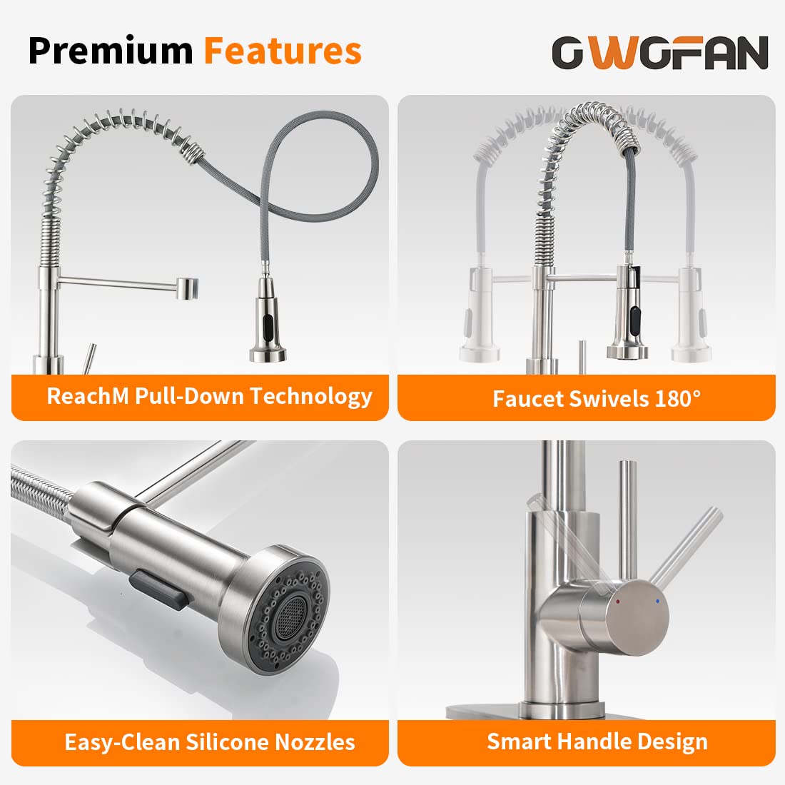 Ceramic disc valve inside OWOFAN faucet for durable performance.