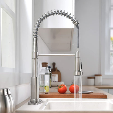 10-inch deck plate included with OWOFAN faucet for flexible mounting.