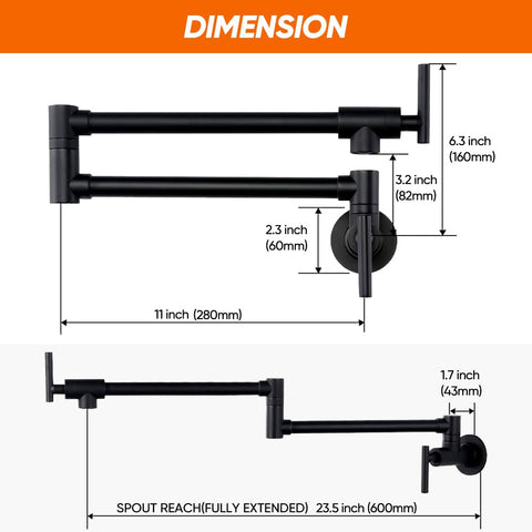 OWOFAN two-ceramic-valve design offers smooth operation with reduced dripping.