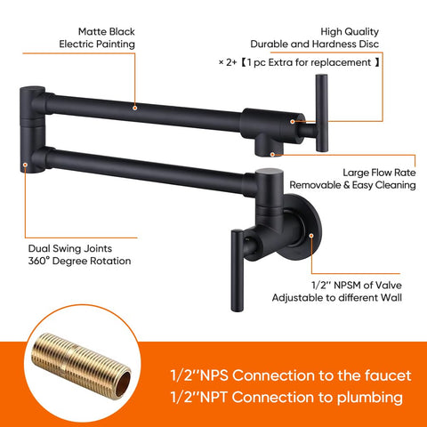 OWOFAN removable aerator delivers steady 1.8 GPM for splash-free filling.