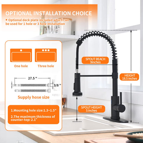 OWOFAN SUS304 stainless steel body highlighting durable construction.