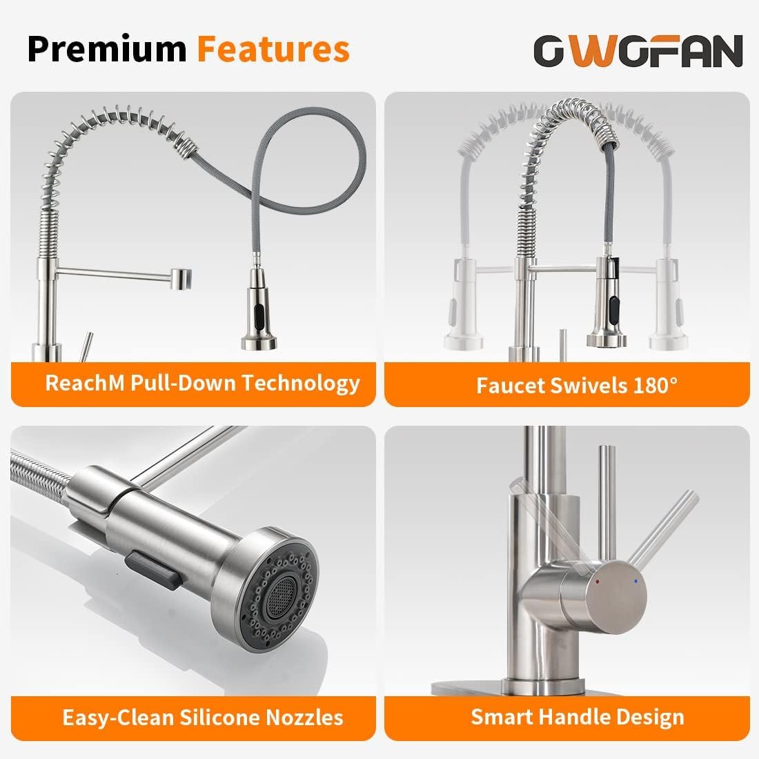 SUS304 stainless steel OWOFAN construction resists rust and corrosion