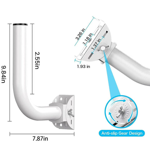 OWOKISO non-slip gear locks the bracket angle securely