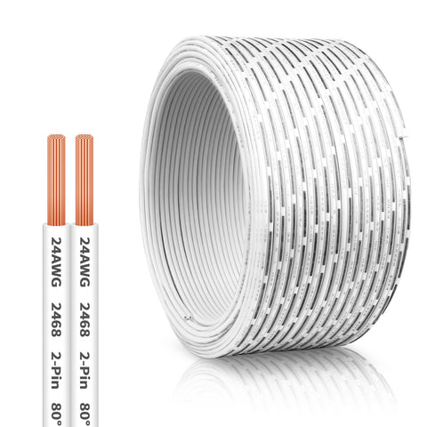 OXDFK 100 ft 24 AWG garage door wire roll for flexible sensor installations.