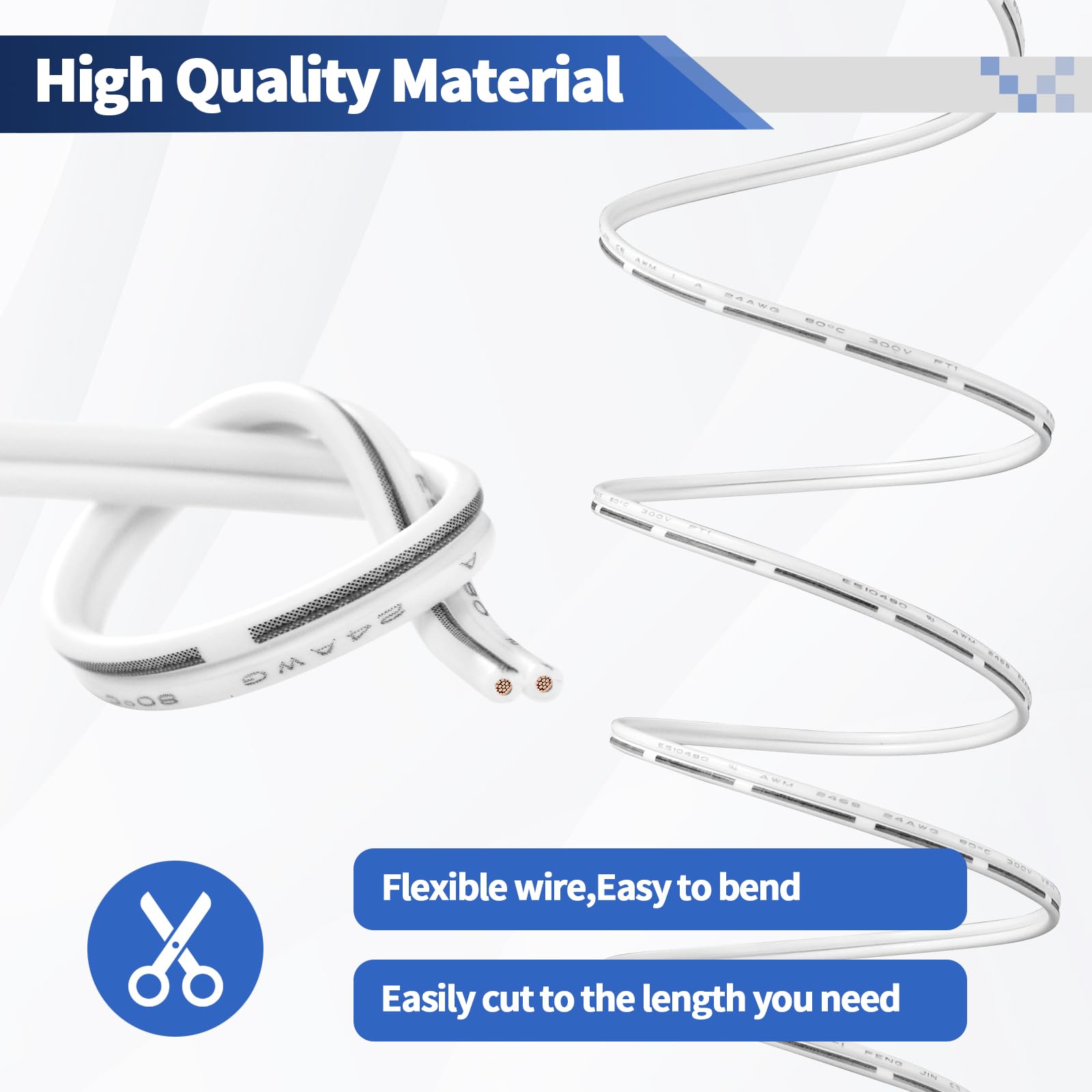 OXDFK white outer jacket enables neat, easy installations.