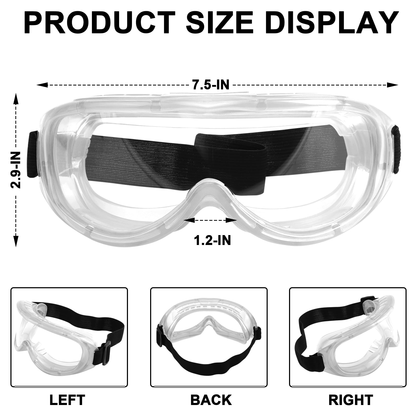 OXG goggles with adjustable strap for secure fit on all head sizes.