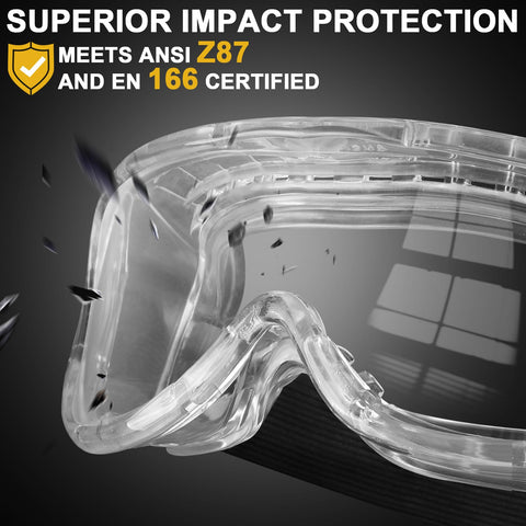 OXG adjustable headband keeps goggles secure and comfortable.