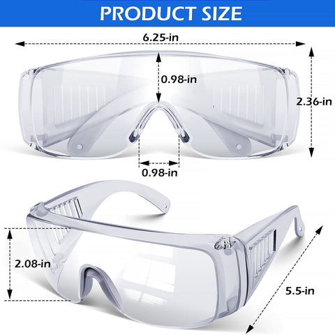 OXG anti-fog clear lens enhances visibility in humid environments.