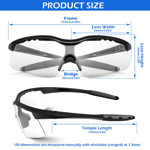 OXG double-layer anti-fog safety glasses keep vision clear in humidity.