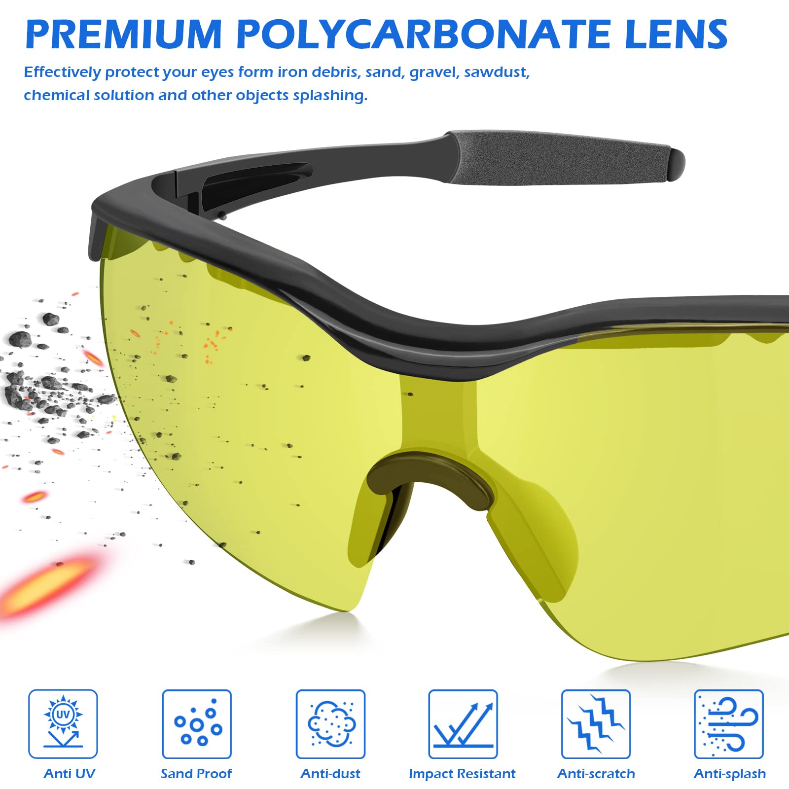 OXG side view showing protected eyes during cycling or woodworking