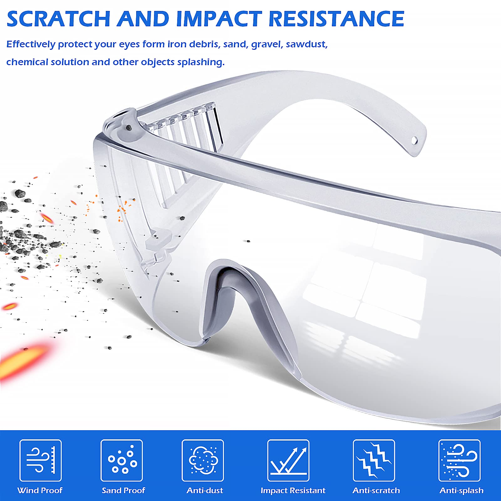 OXG wrap-around frame provides full protection and a secure fit.