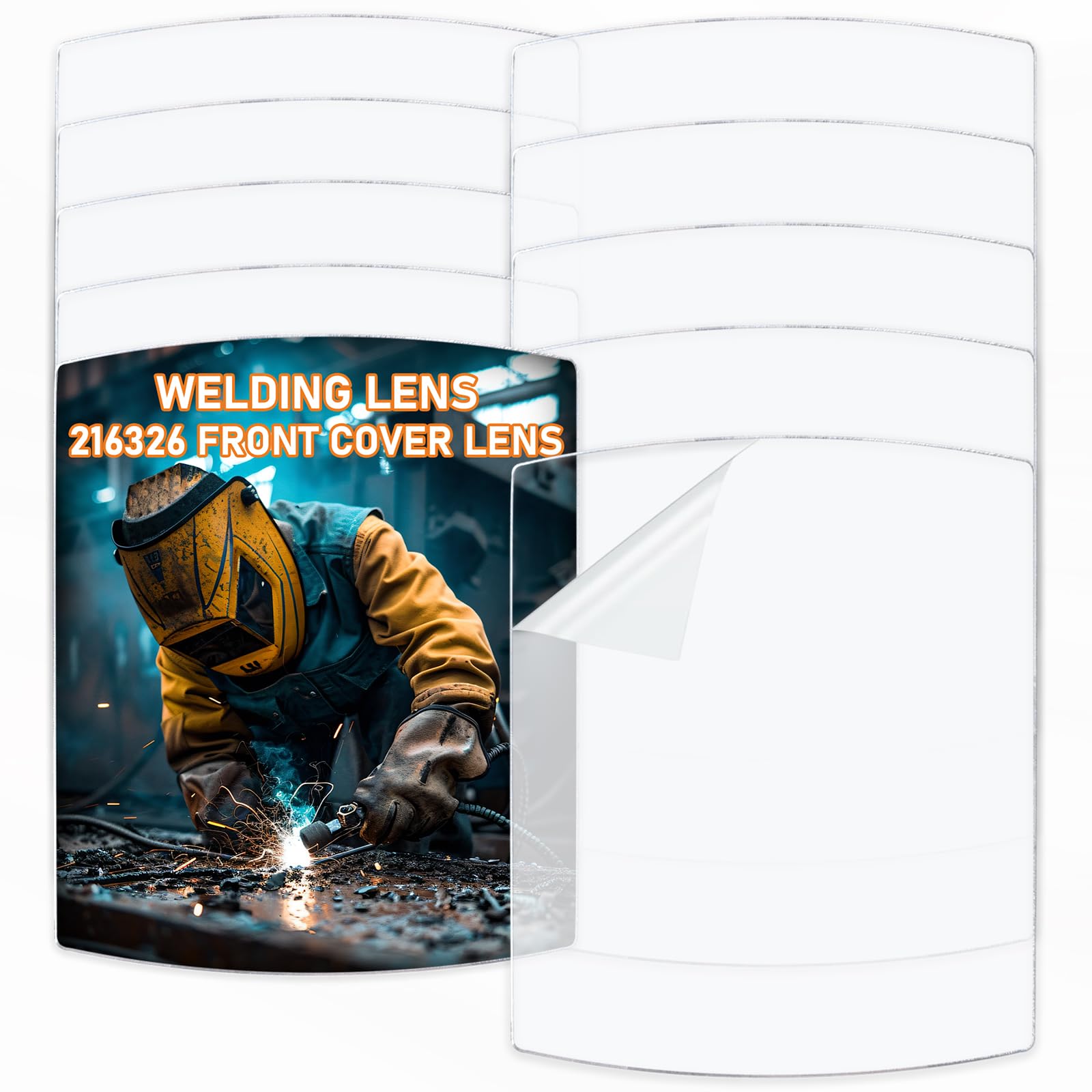 OXING 216326 front cover lens for MP-10 offers universal compatibility and clear optical view.