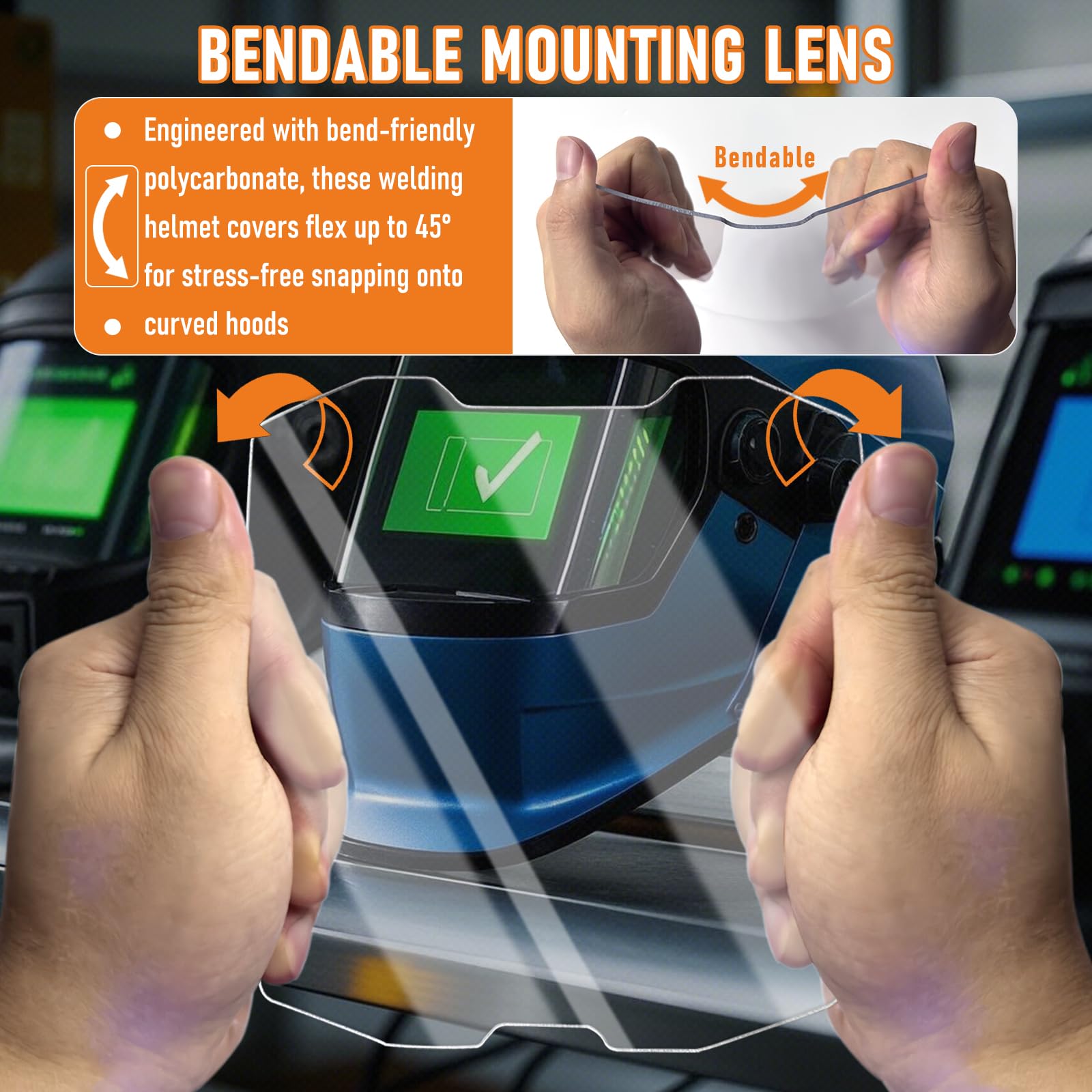 OXING lens offers easy bendability for quick secure placement