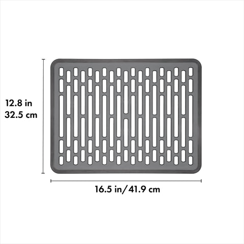 OXO Good Grips silicone sink mat large close-up cushion shows soft protection.