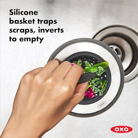 OXO Good Grips stainless steel exterior shown for a stain-resistant finish.
