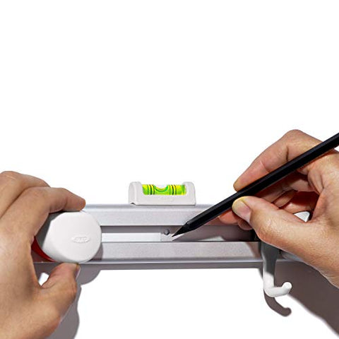 Expandable 15 to 24 inches on OXO Good Grips wall organizer
