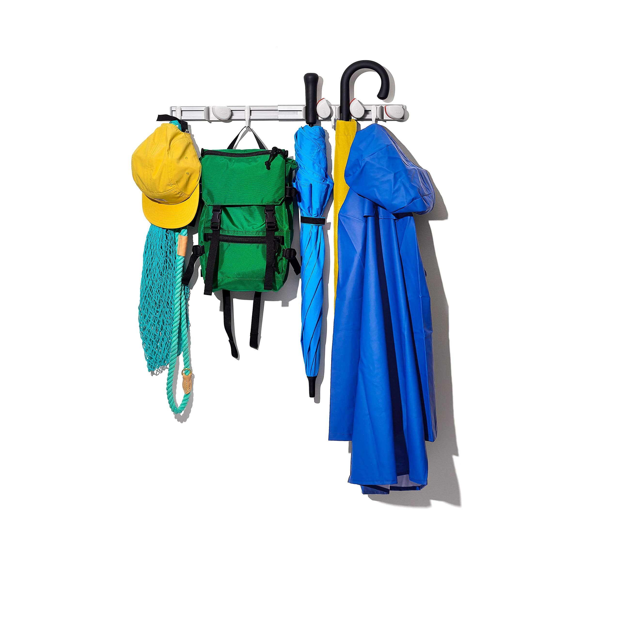 Removable endcap on OXO Good Grips organizer for flexible layout