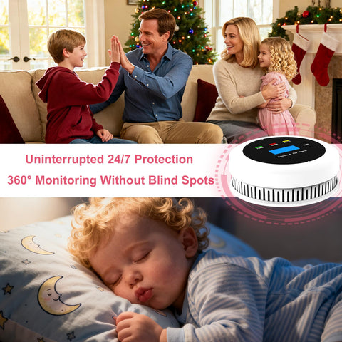 OXVIT 360-degree-air-intake design enables broad room monitoring