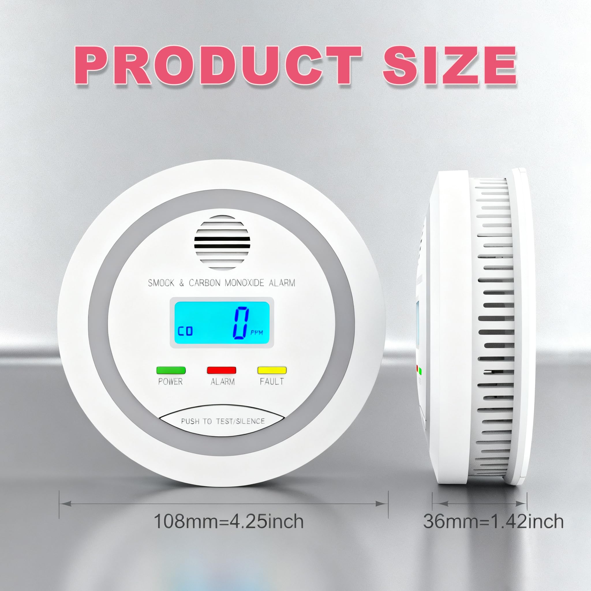 OXVIT UL safety-certified sensors ensure dependable smoke and CO detection.