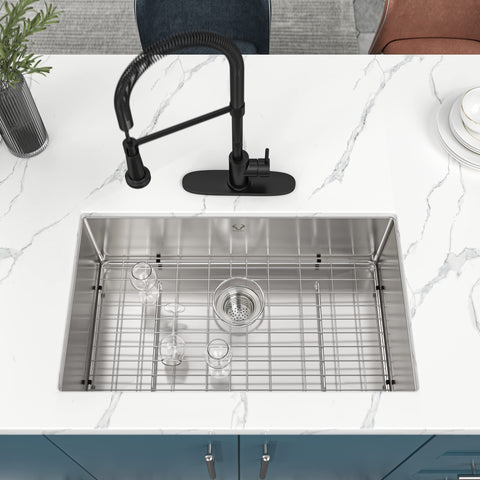 Oxwiser bottom grid inside sink; protects surface from scratches.