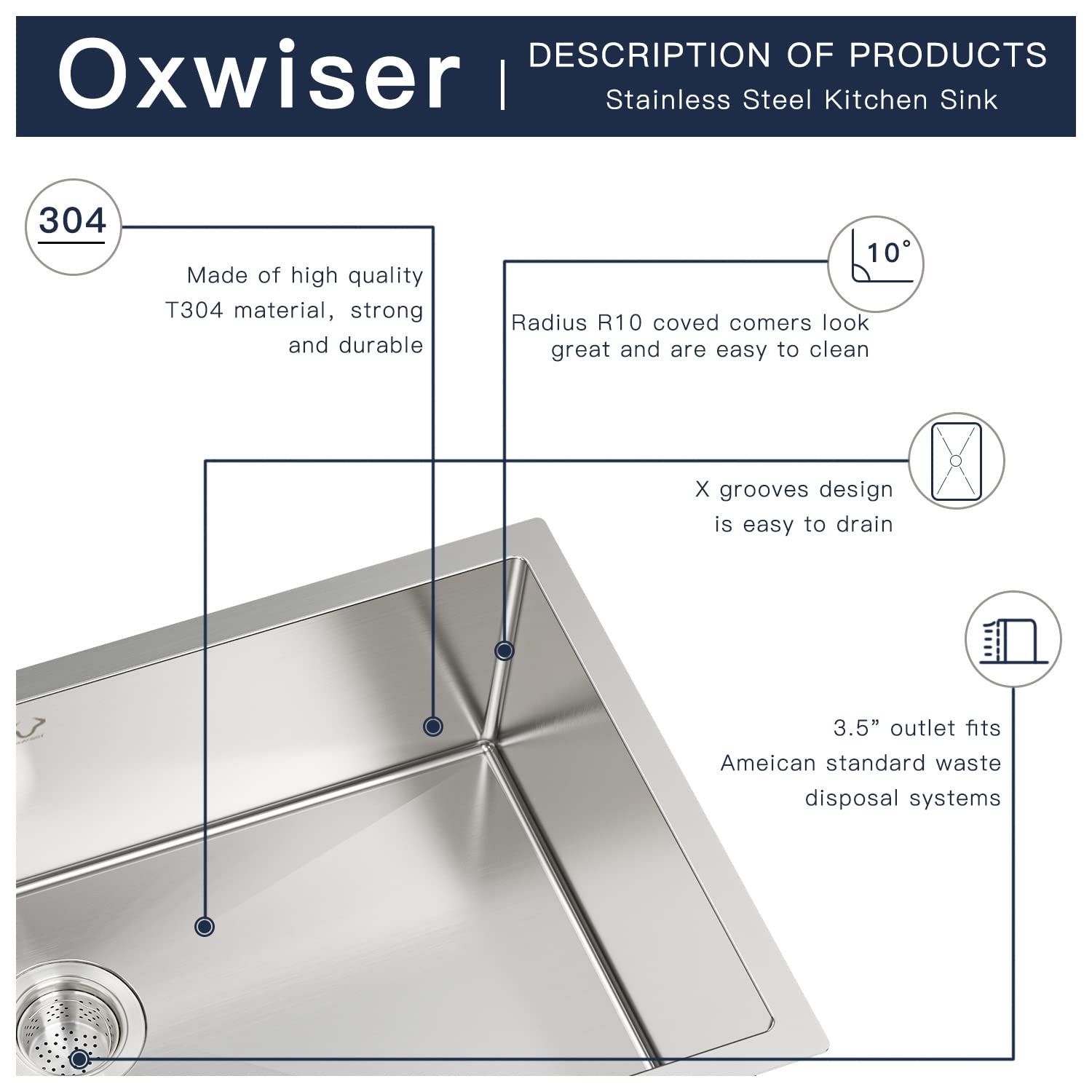 Oxwiser drain cap; tidy cover to prevent leaks when not in use.