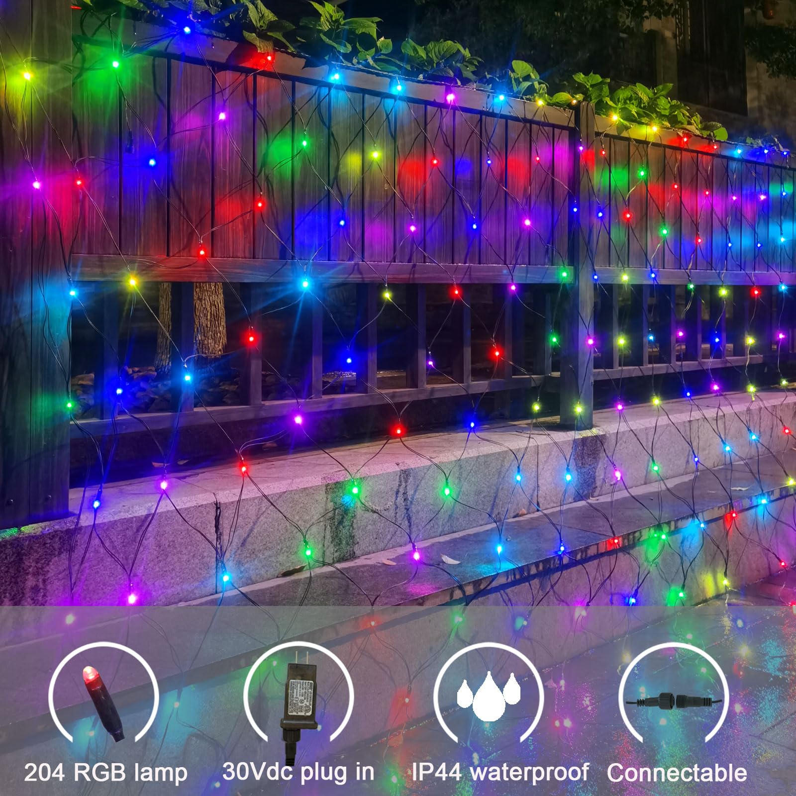 OYCBUZO color modes for holidays offer flexible decor options.