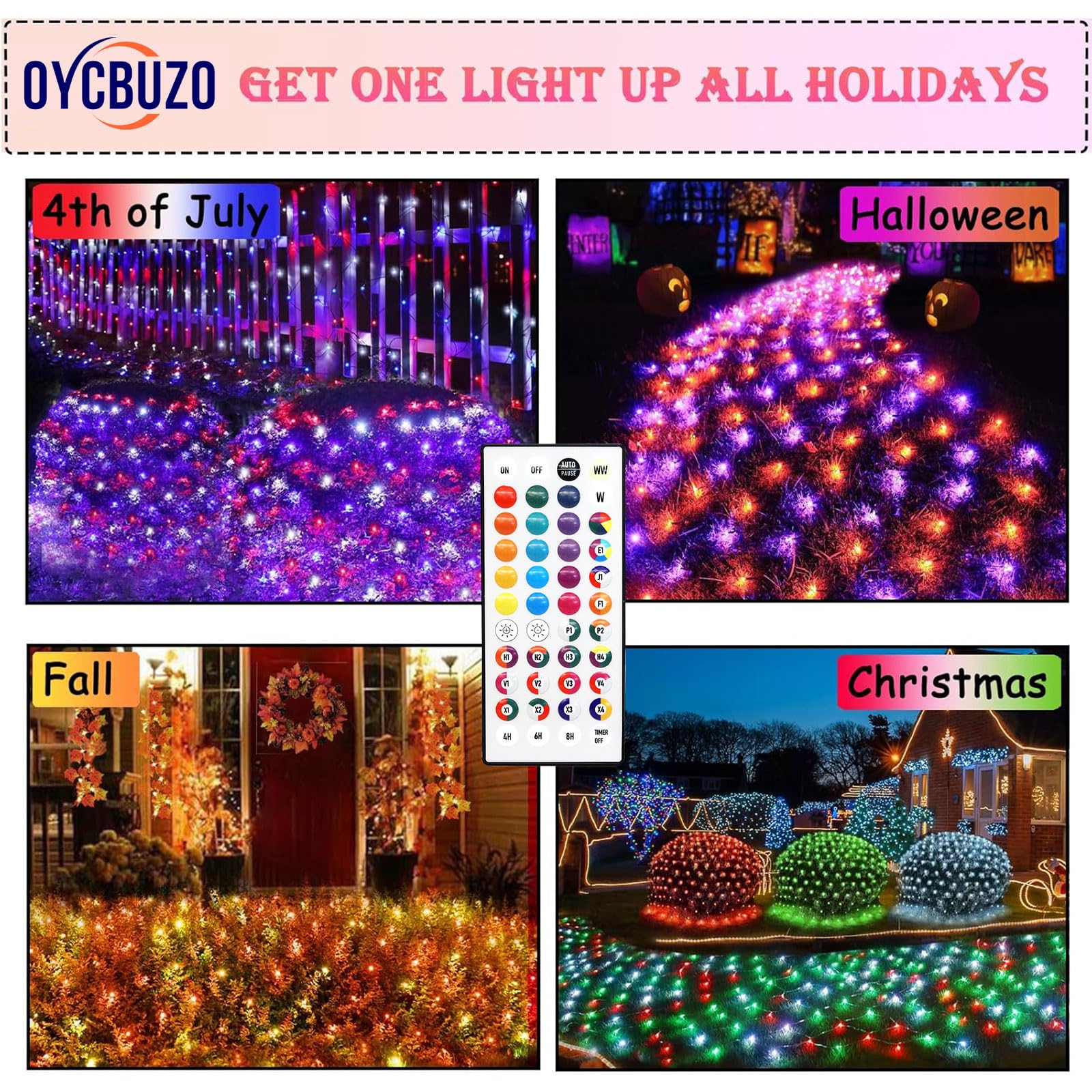 OYCBUZO end-to-end connectable lights enable scalable displays.