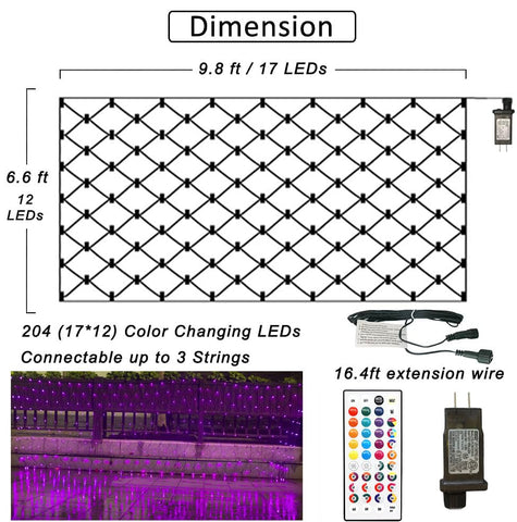 OYCBUZO installation on bushes adds versatile decorative options.