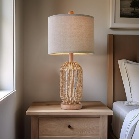 OYEARS living room lamp adds warm glow to evenings with company.