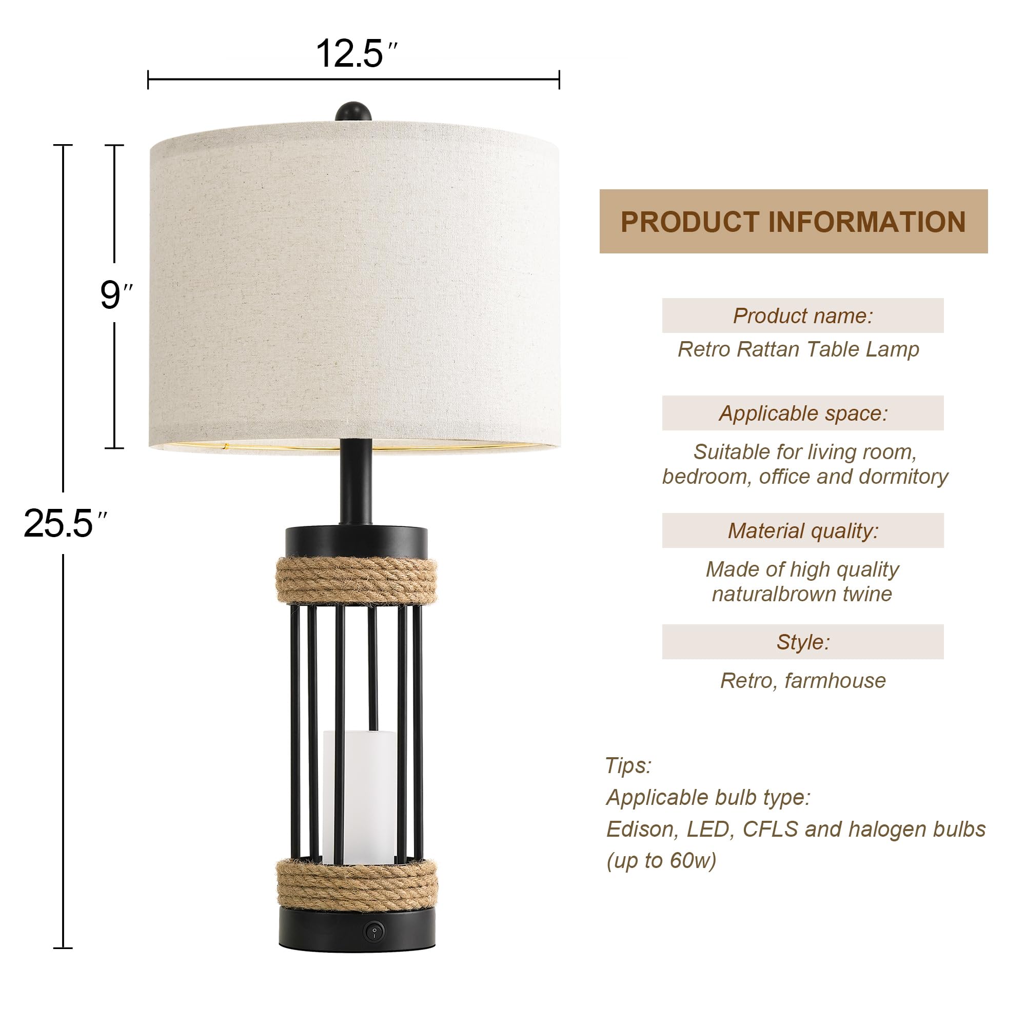 OYEARS dual-light design lets you switch mood without clutter.
